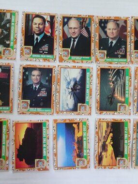 Desert Storm Trading Cards - Complete Set Series 1 - 88 Cards 1991 Topps